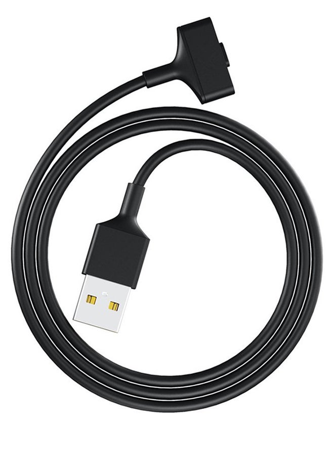 USB Charge Cable For Fitbit Ionic Black - Image 1